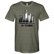 Load image into Gallery viewer, Houston Skyline City Heathered Tee
