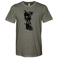 Load image into Gallery viewer, Cat Reflection Heathered Tee
