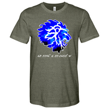 Load image into Gallery viewer, Japanese Blue Lion Heathered Tee
