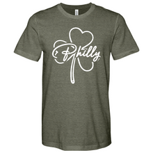 Load image into Gallery viewer, Philly Clover Heathered Tee
