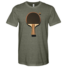 Load image into Gallery viewer, Vintage Ping Pong Black Brown Heathered Tee
