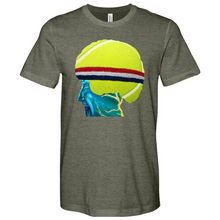 Load image into Gallery viewer, Tennis Head Heathered Tee
