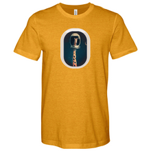 Load image into Gallery viewer, Giraffe Astronaut Heathered Tee
