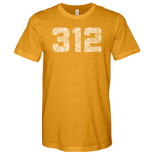 Load image into Gallery viewer, Chicago 312 Heathered Tee
