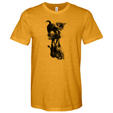 Load image into Gallery viewer, Cat Reflection Heathered Tee
