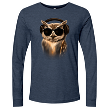 Load image into Gallery viewer, Owl in Headphones Long Sleeve
