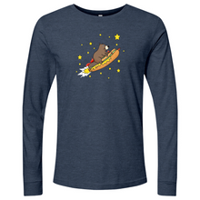 Load image into Gallery viewer, Beaver Riding A Hotdog Long Sleeve
