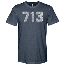 Load image into Gallery viewer, Houston 713 Heathered Tee
