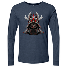Load image into Gallery viewer, Silver &amp; Red Japanese Warrior MinLong Sleeve
