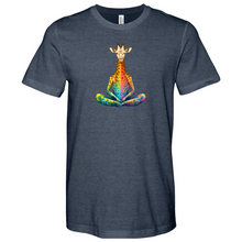 Load image into Gallery viewer, Zen Giraffe Heathered Tee
