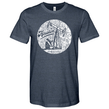Load image into Gallery viewer, Houston Oil Pumpjack Heathered Tee
