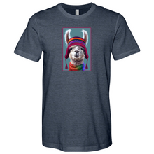 Load image into Gallery viewer, Llama Magenta Heathered Tee
