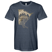 Load image into Gallery viewer, Atlanta Map Heathered Tee
