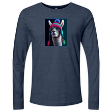 Load image into Gallery viewer, Llama Blue Min Long Sleeve
