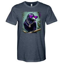 Load image into Gallery viewer, Purple Crow 8 Heathered Tee
