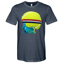 Load image into Gallery viewer, Tennis Head Heathered Tee
