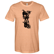 Load image into Gallery viewer, Cat Reflection Heathered Tee
