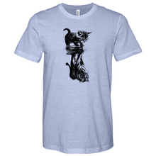 Load image into Gallery viewer, Cat Reflection Heathered Tee
