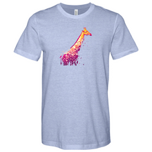 Load image into Gallery viewer, Giraffe Illustration Heathered Tee
