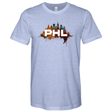 Load image into Gallery viewer, PHL Skyline Splatter Tee
