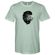 Load image into Gallery viewer, A Black and White Lion Heathered Tee
