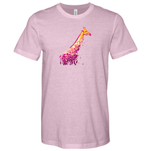 Load image into Gallery viewer, Giraffe Illustration Heathered Tee
