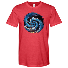 Load image into Gallery viewer, Sunset Waves Heathered Tee
