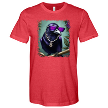 Load image into Gallery viewer, Purple Crow 8 Heathered Tee
