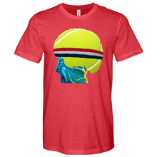 Load image into Gallery viewer, Tennis Head Heathered Tee
