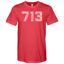 Load image into Gallery viewer, Houston 713 Heathered Tee
