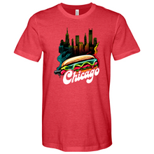 Load image into Gallery viewer, Chicago Hot Dog Heathered Tee
