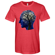 Load image into Gallery viewer, Man Head Tree Min Heathered Tee
