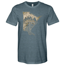 Load image into Gallery viewer, Atlanta Map Heathered Tee
