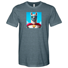 Load image into Gallery viewer, Llama Luchidor Blue Heathered Tee
