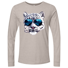 Load image into Gallery viewer, Snow Leopard Blue Sunglasses Long Sleeve
