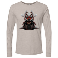 Load image into Gallery viewer, Silver &amp; Red Japanese Warrior MinLong Sleeve
