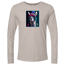 Load image into Gallery viewer, Llama Blue Min Long Sleeve
