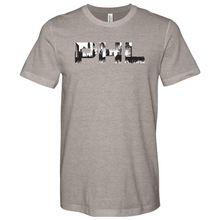 Load image into Gallery viewer, PHL Retro Skyline Heathered Tee
