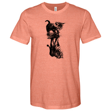 Load image into Gallery viewer, Cat Reflection Heathered Tee
