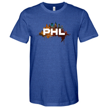Load image into Gallery viewer, PHL Skyline Splatter Tee
