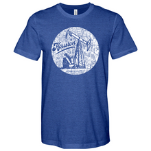 Load image into Gallery viewer, Houston Oil Pumpjack Heathered Tee

