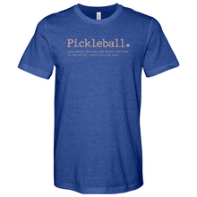 Load image into Gallery viewer, Pickleball Lazy Tennis Heathered Tee
