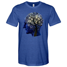 Load image into Gallery viewer, Man Head Tree Min Heathered Tee
