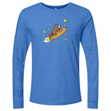 Load image into Gallery viewer, Beaver Riding A Hotdog Long Sleeve
