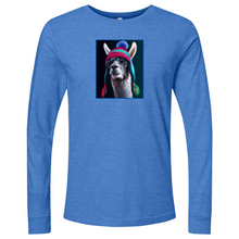Load image into Gallery viewer, Llama Blue Min Long Sleeve
