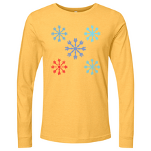 Load image into Gallery viewer, Danish Modern Snowflakes Long Sleeve
