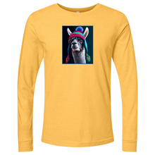 Load image into Gallery viewer, Llama Blue Min Long Sleeve
