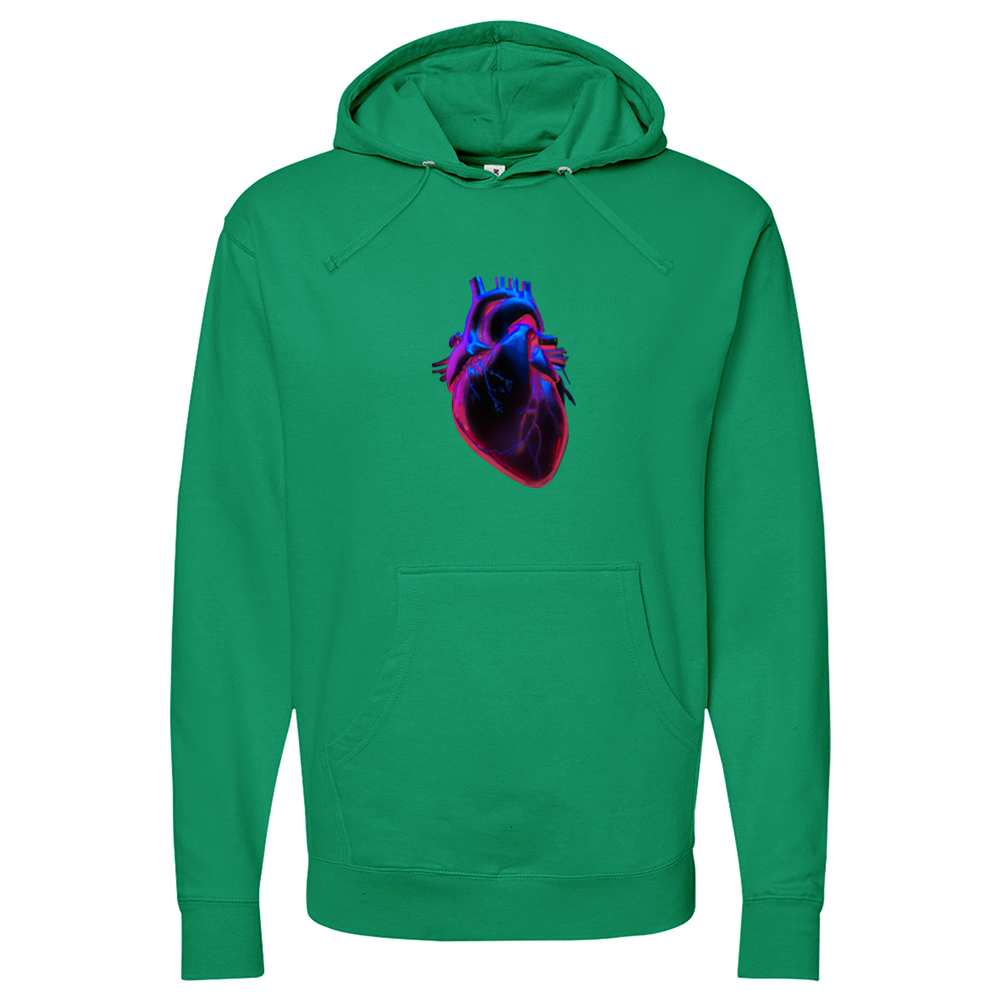 Heart in Color Midweight Hooded Sweatshirt