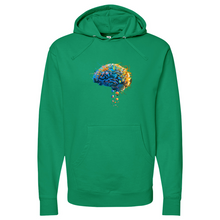 Load image into Gallery viewer, Atoms Brain Midweight Hooded Sweatshirt
