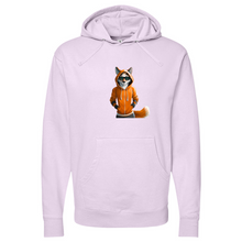 Load image into Gallery viewer, Orange Fox Midweight Hooded Sweatshirt
